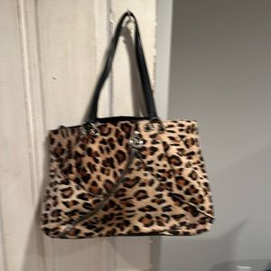 Mania leather & hair purse used maybe 1 or 2 times